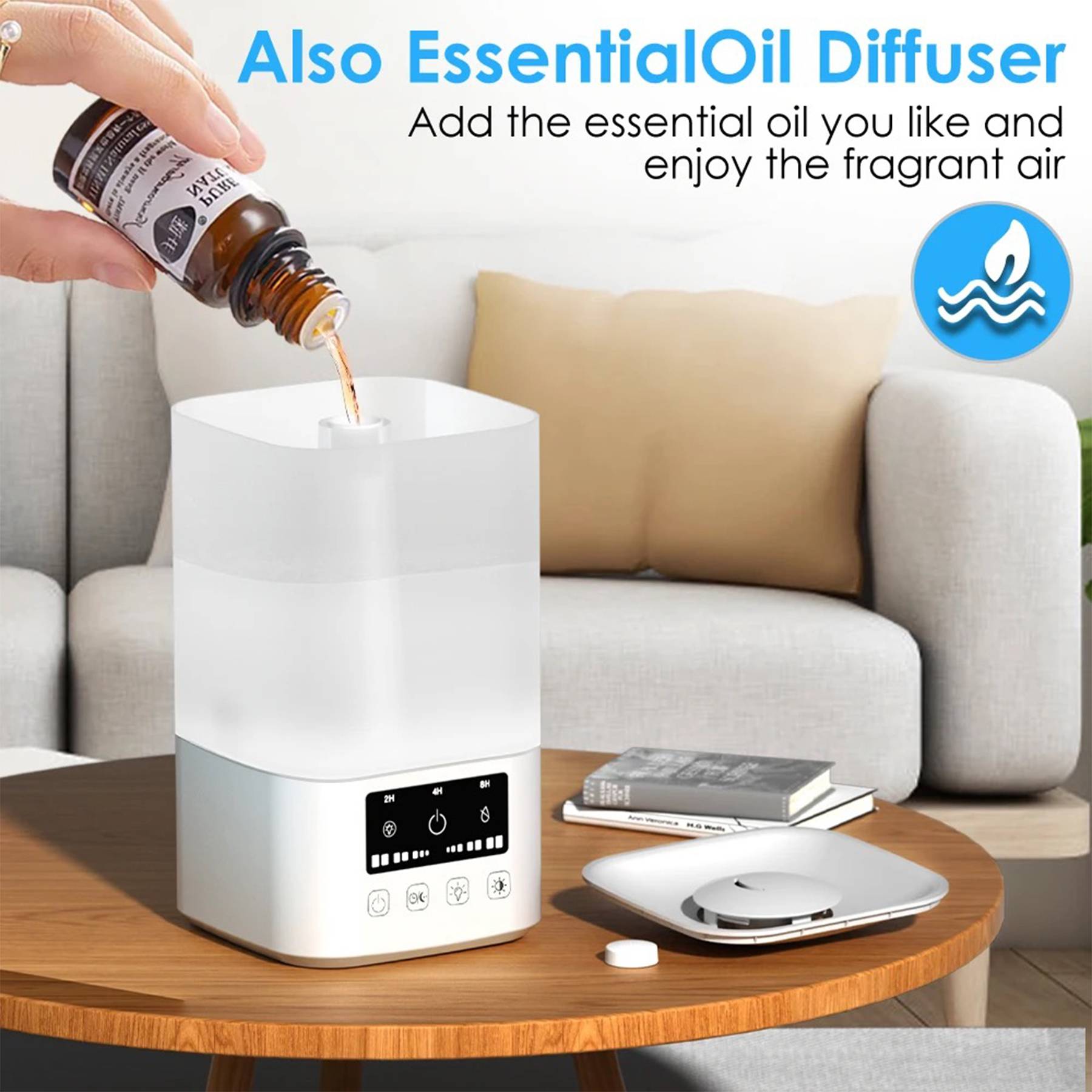 Ultrasonic Cool Mist Humidifier 2