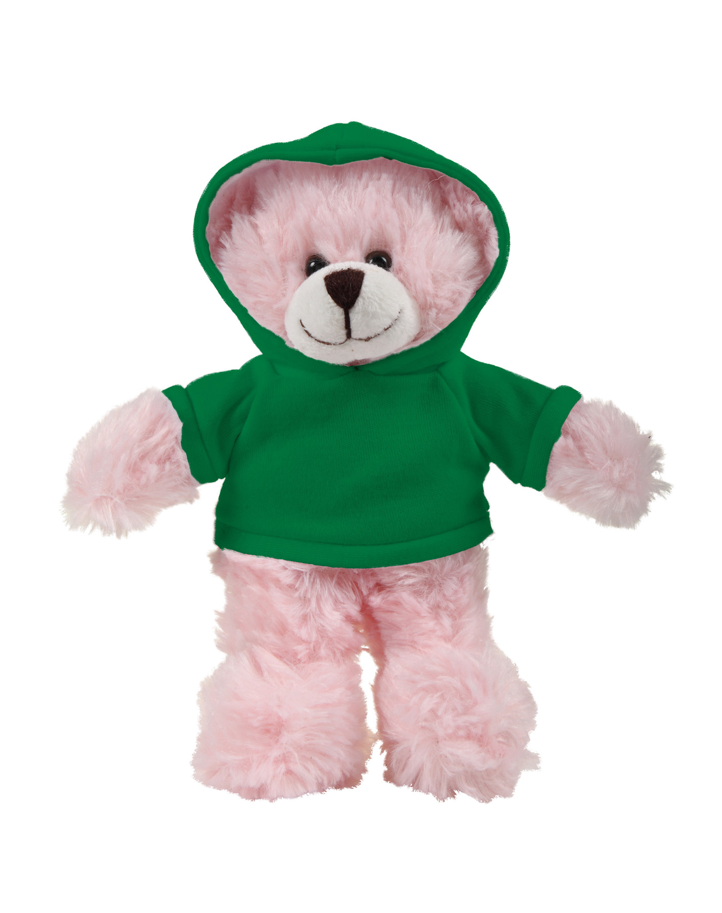 soft plush Pink Bear with hoodie 18