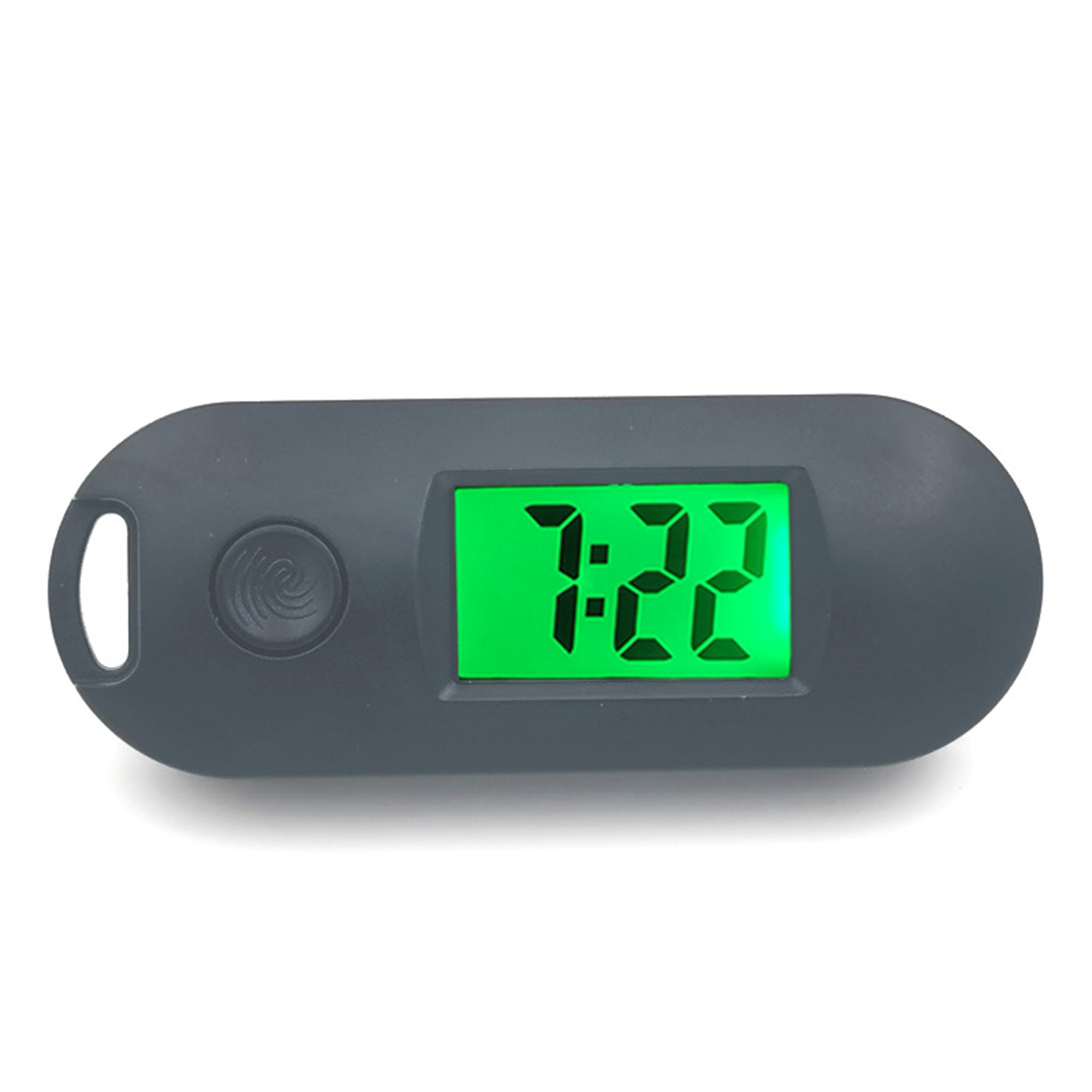 Portable Capsule Digital Keychain Clock