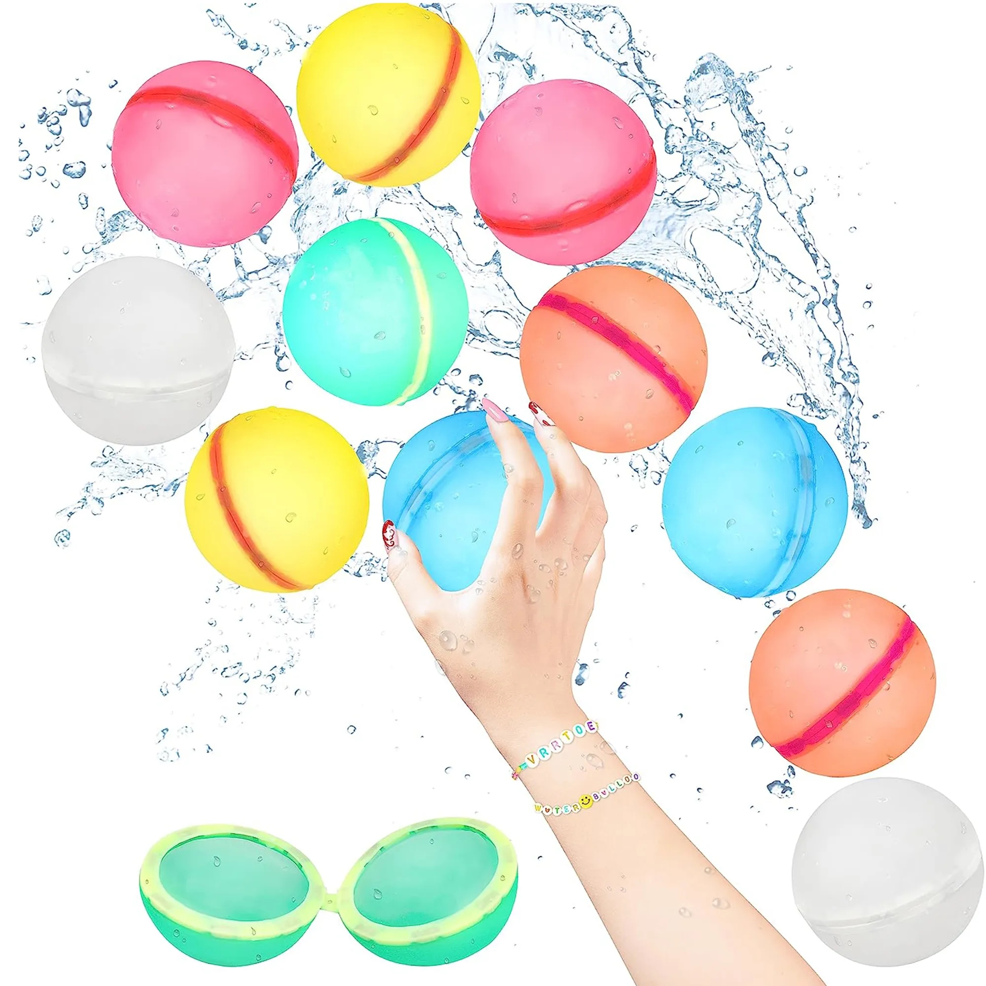Reusable Water Balloons Toy(Full Color) 4