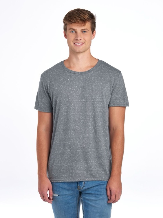 JERZEES Snow Heather Ring-Spun Unisex T-Shirt 3