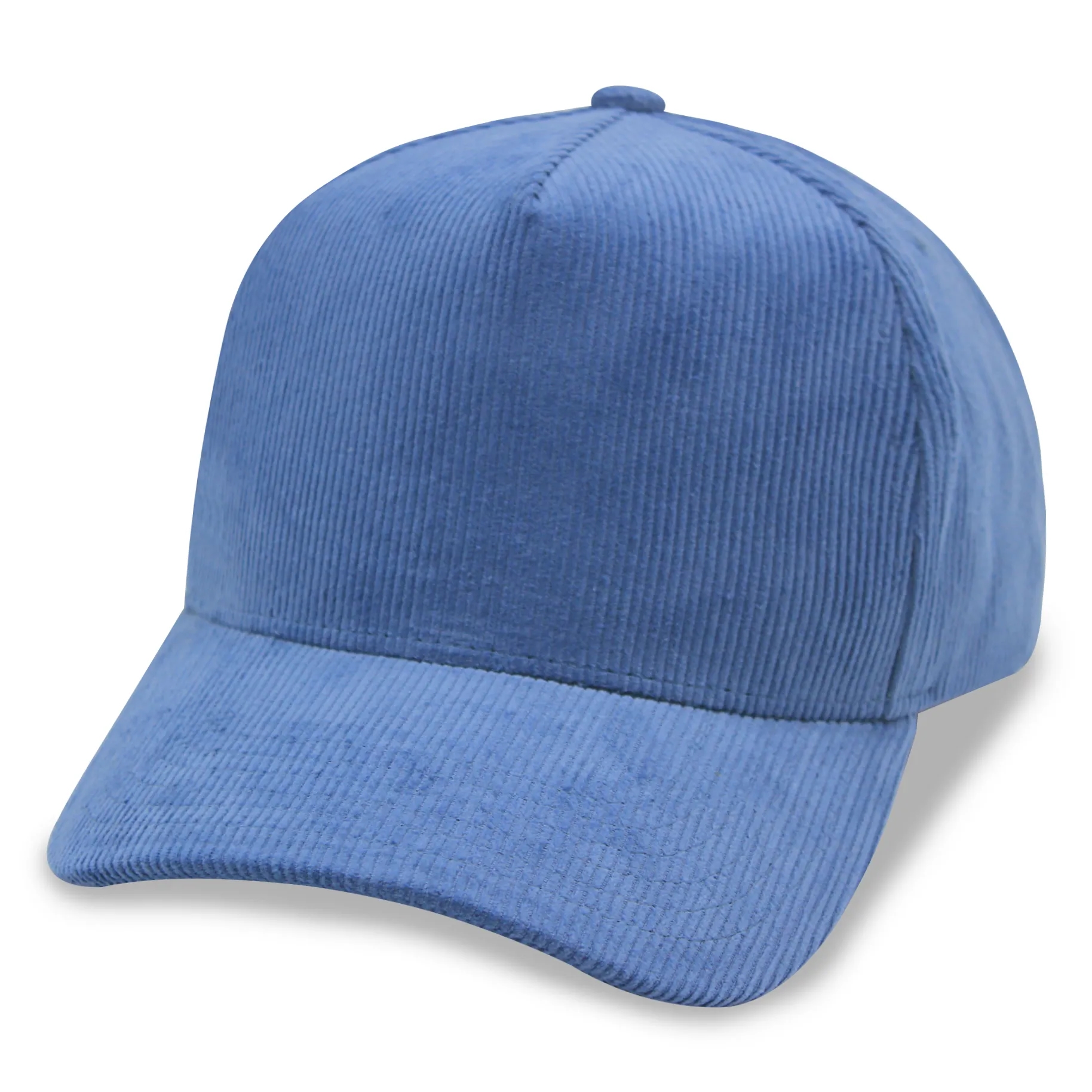 A Frame Corduroy 5 Panel Baseball Cap Snapback