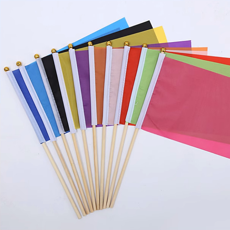 Custom Small Mini Flags with wooden stick 5