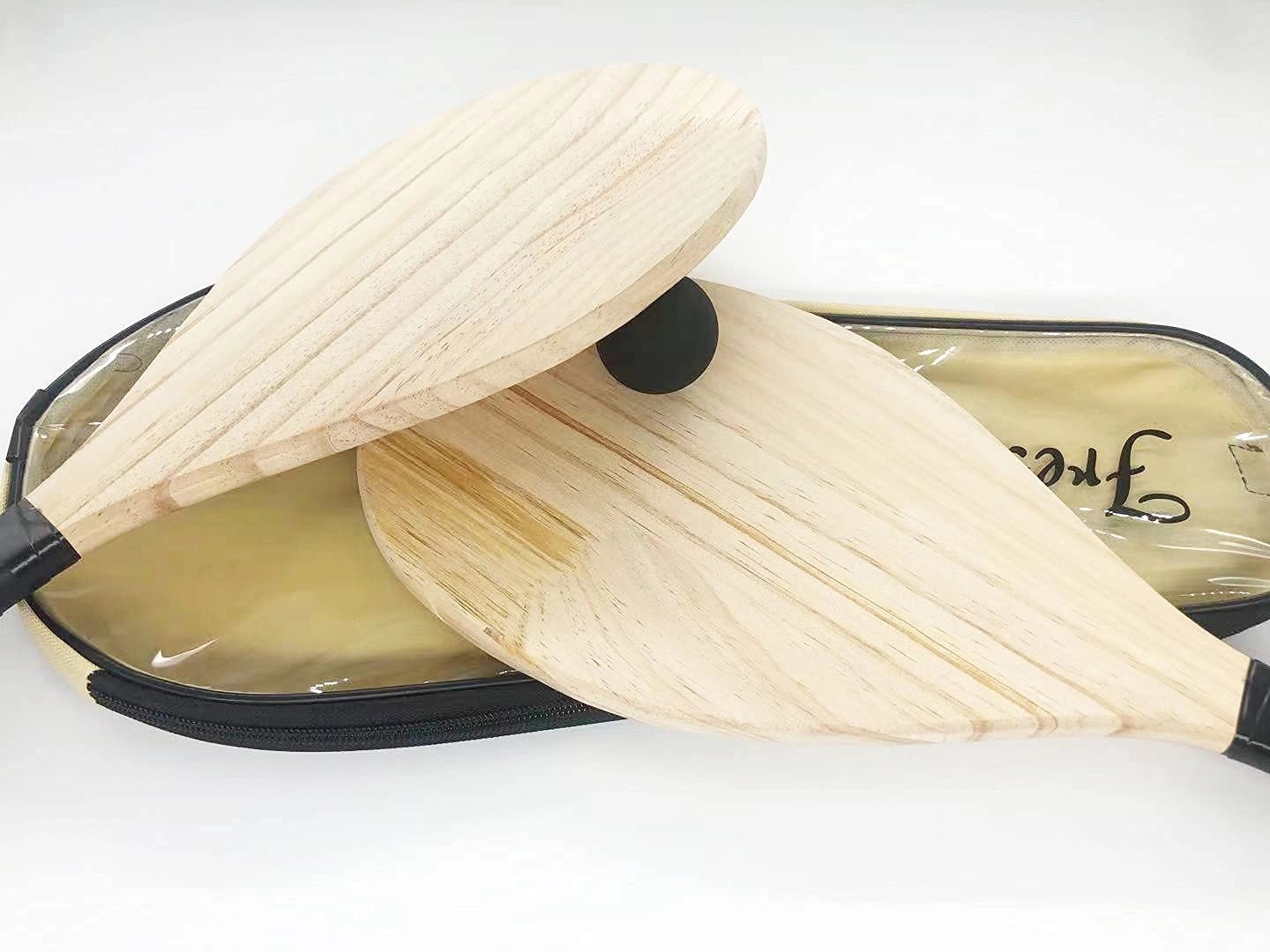 Wooden Racquetball Rackets Beach Pickleball Paddle 3