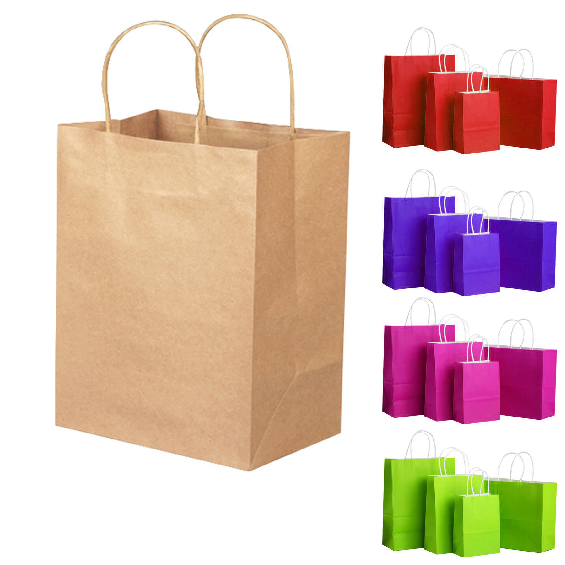 Small Paper Handle Tote Bags 1