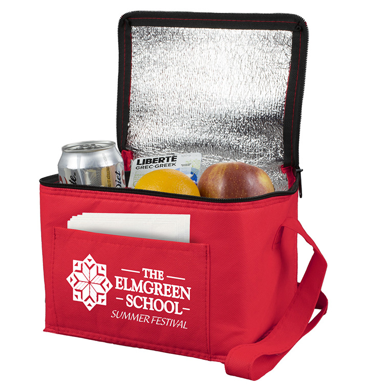 8" W x 6" D x 6" H - "Cool-It" Non-Woven Insulated Cooler Bag 2