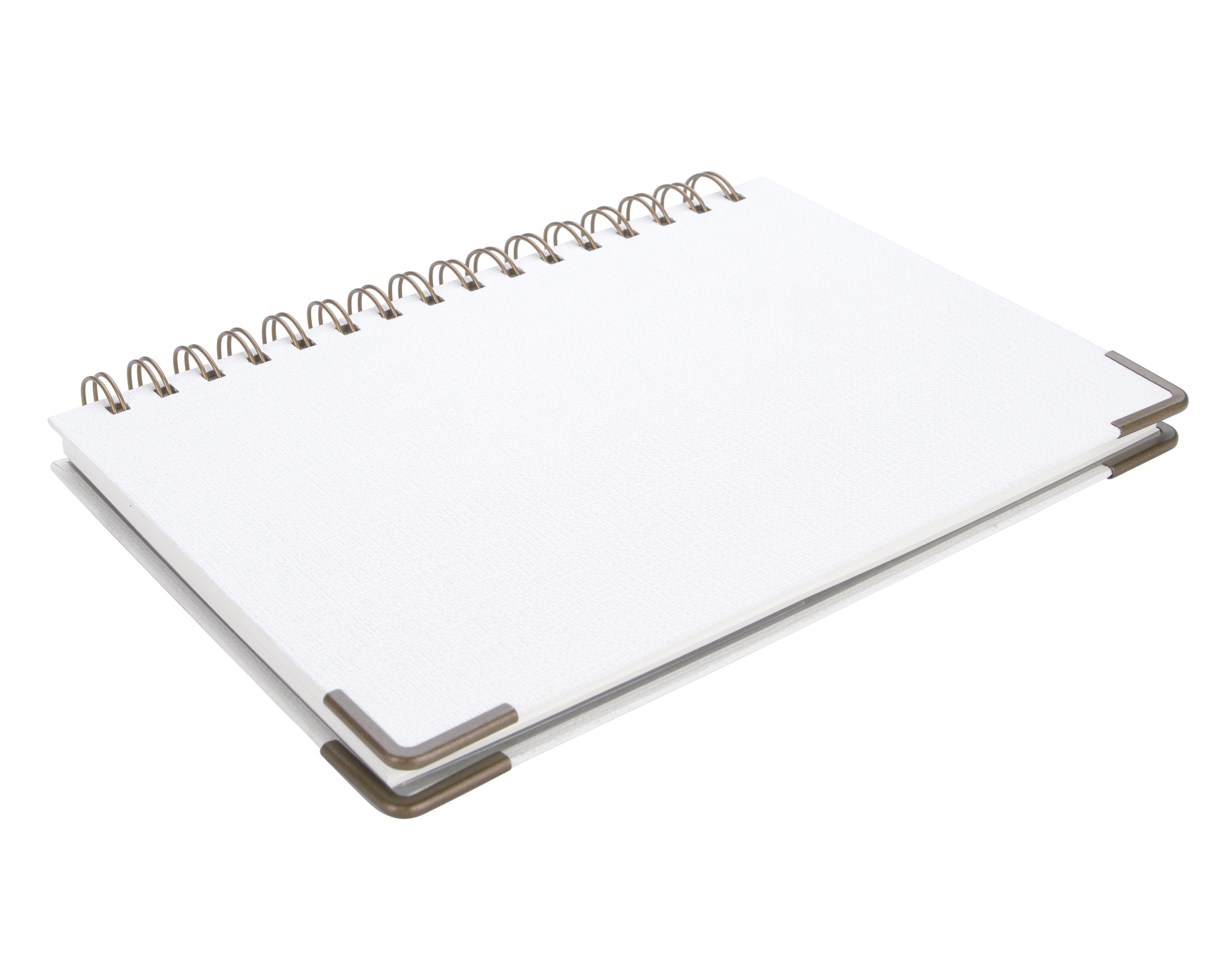 Good Value™ Woven Paper Hardback With Metal Accents Notebook 5