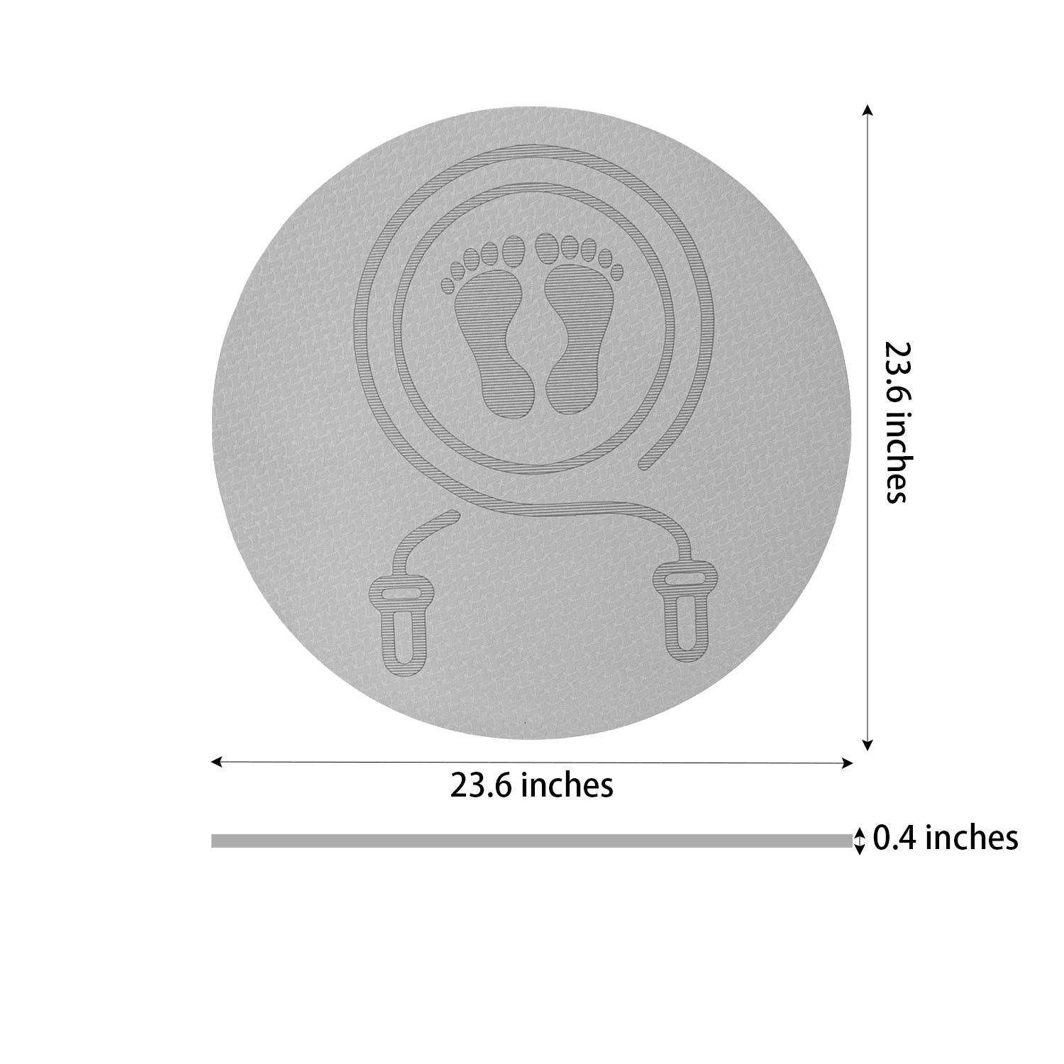 Round Fitness Anti Slip Shock Absorber Mat 1