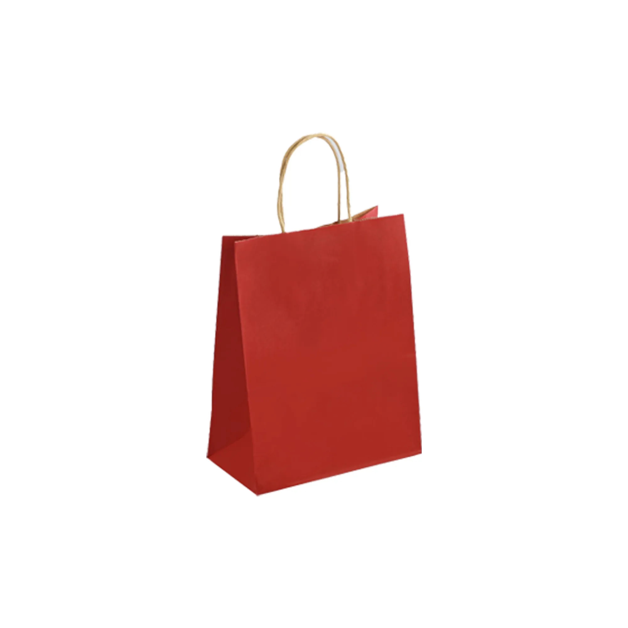 MOQ 20 Coloured Kraft Paper Tote Bag 4