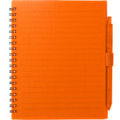 FSC® Recycled 5.5” x 7” Spiral Notebook w/ RPET Pe 153
