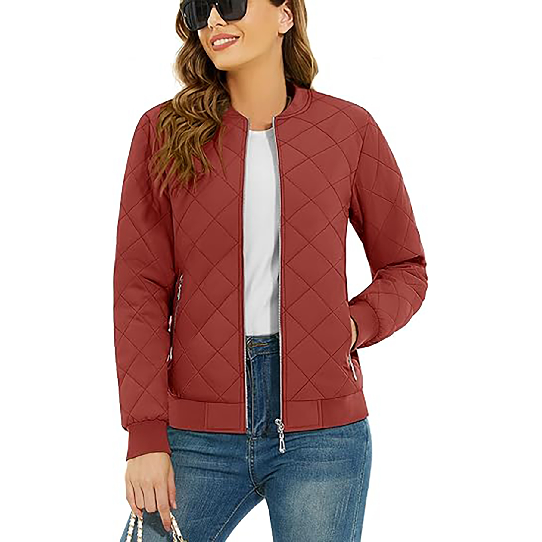 Women's Lightweight Bomber Jacket 12