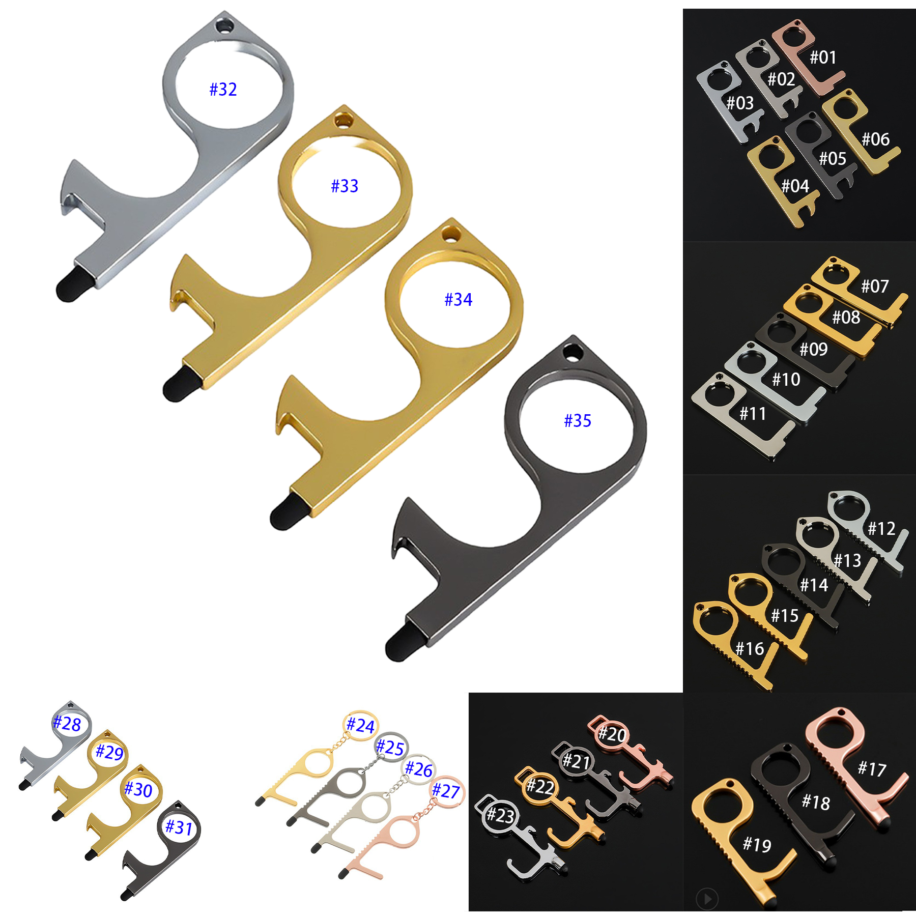 Contactless Safety Tool Keychain 2
