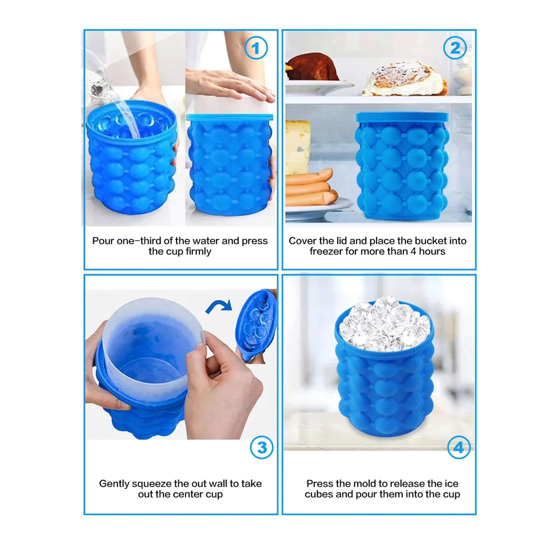 Ice Cube Mold Tray 4