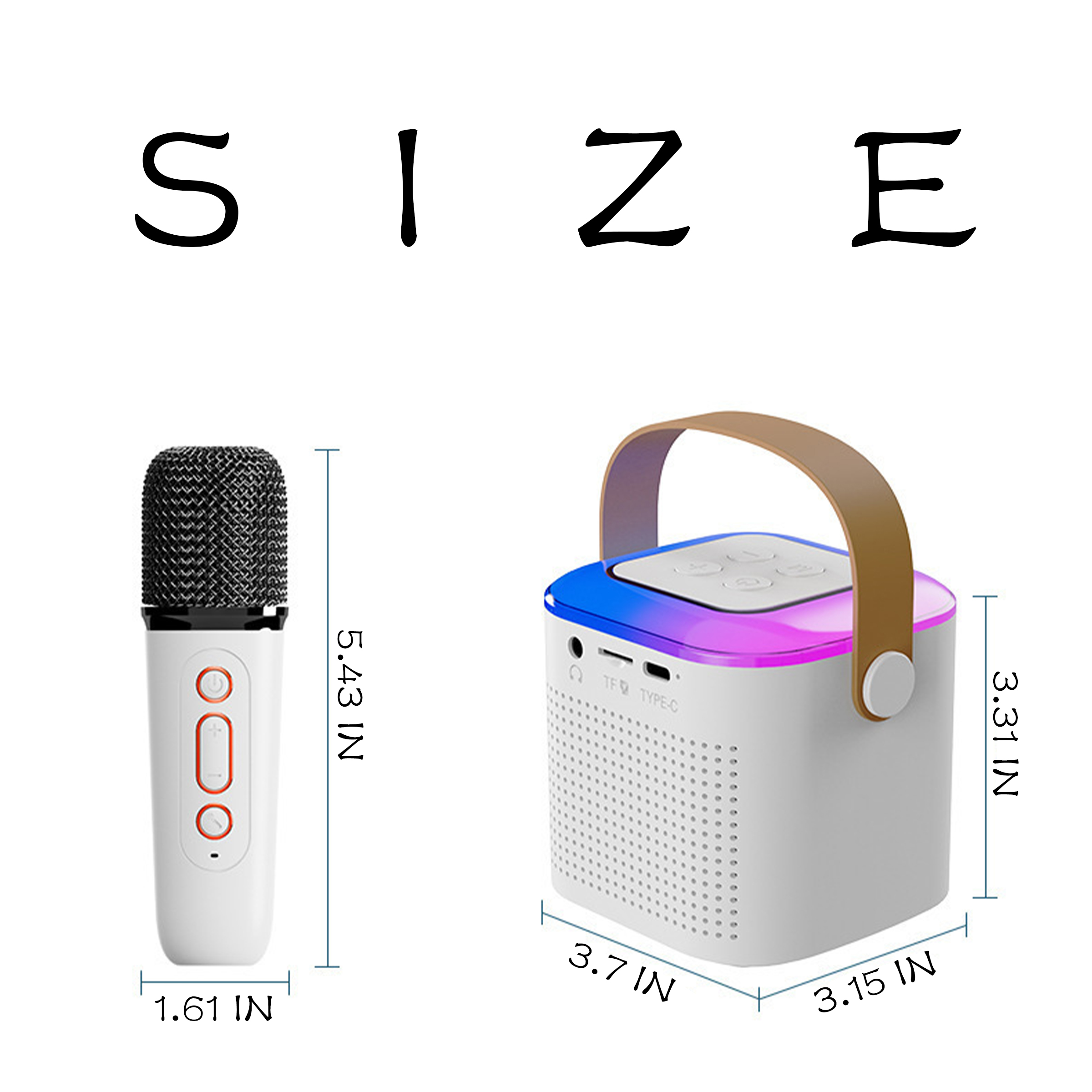Abs Integrated Wireless Speaker With Audio And Microphone 4