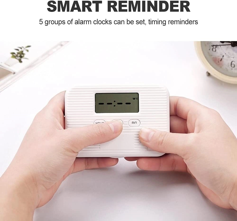 Electronic Dispenser Digital Pill Organizer Automatic Alarm 4