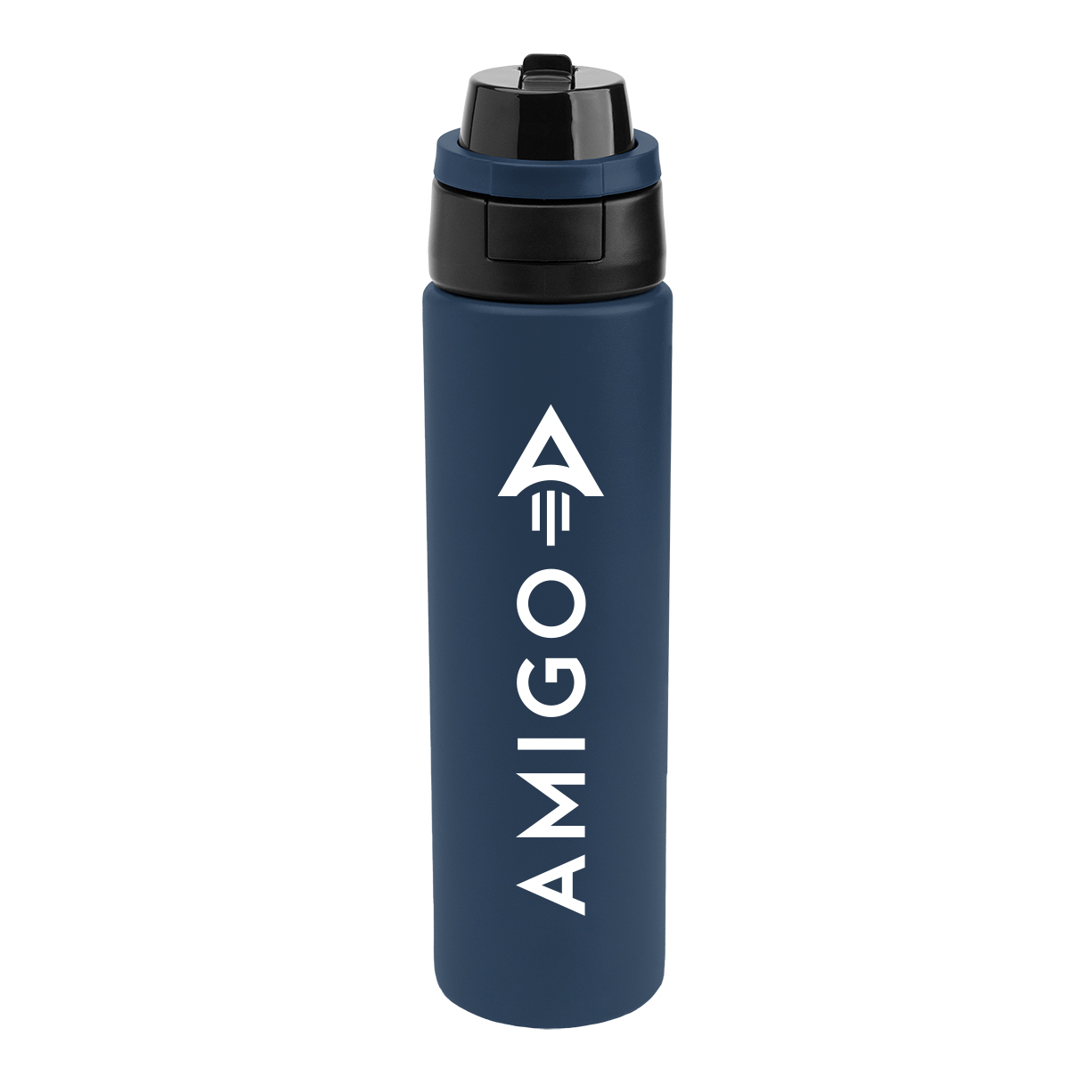 24 Oz. Pop Sip & Chug Recycled Stainless Steel Bottle, custom water bottle with logo imprint 22