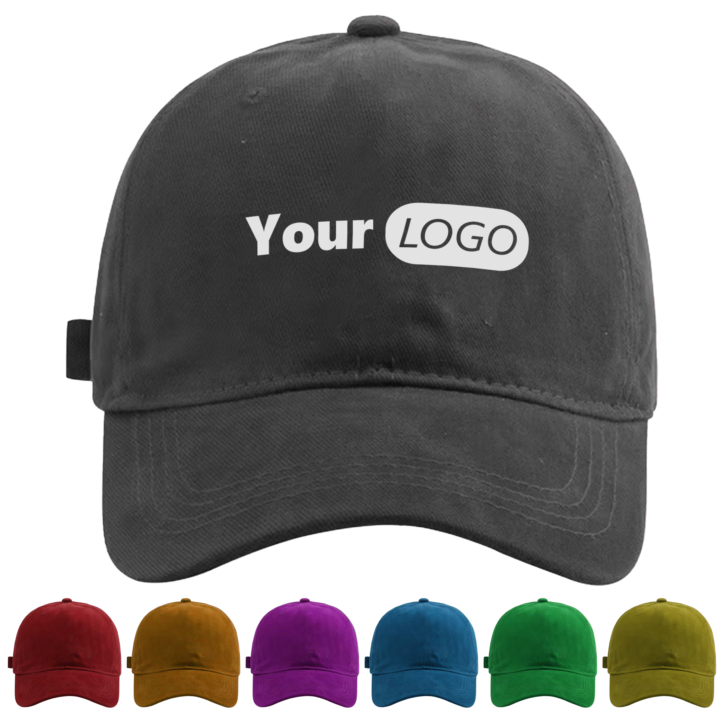 Other Fabric Customizable All-Match Cap 3