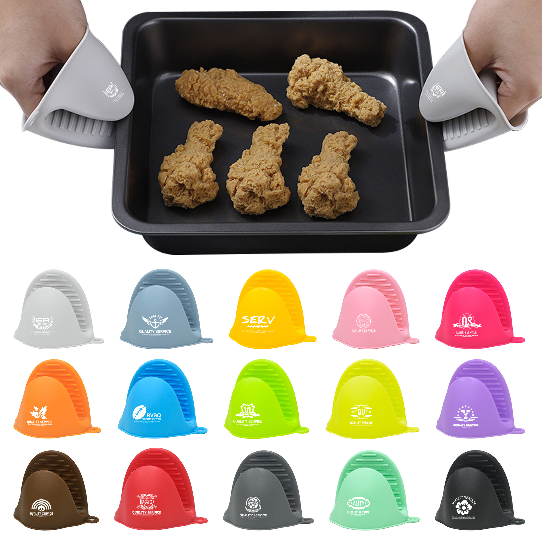Silicone Oven Hand Clips 6