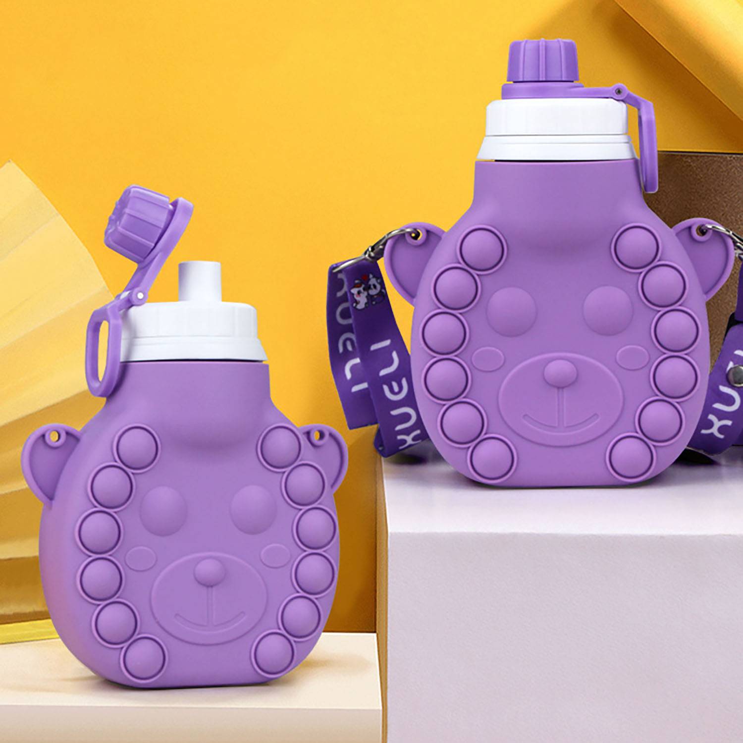 16.5oz creative silicone folding kettle 4