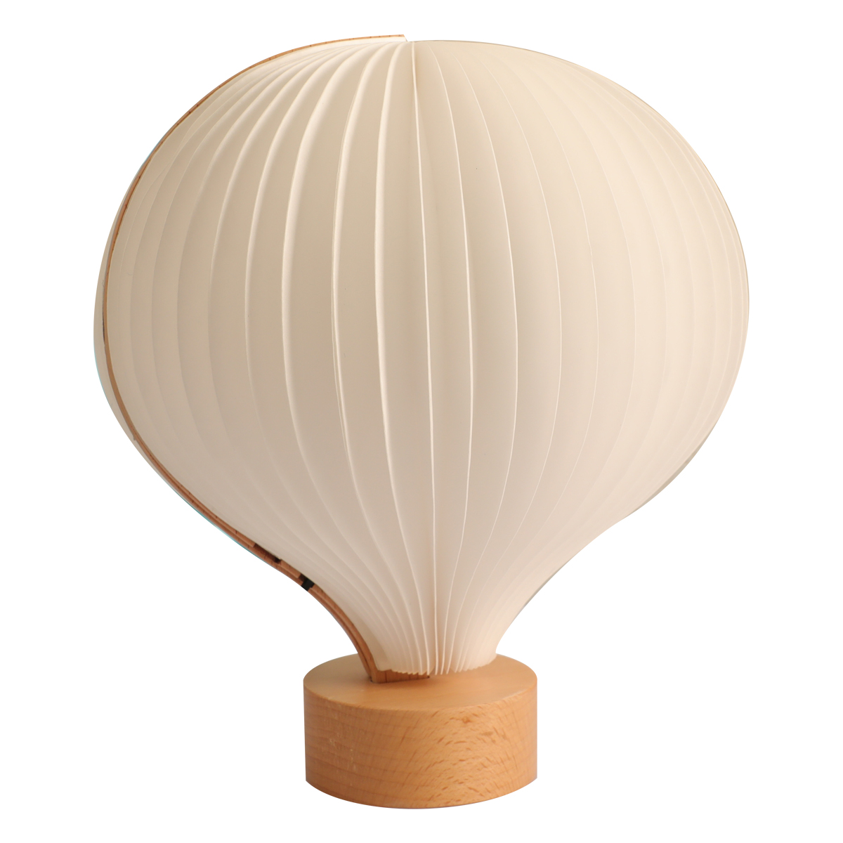 360 Degree Foldable Hot Air Balloon Paper Lamp with Built In 1200mAh Rechargeable Battery 3
