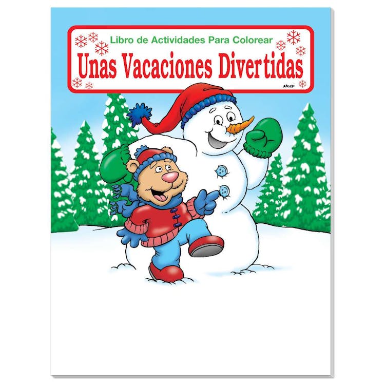 Holiday Fun Coloring & Activity Books in Spanish 2