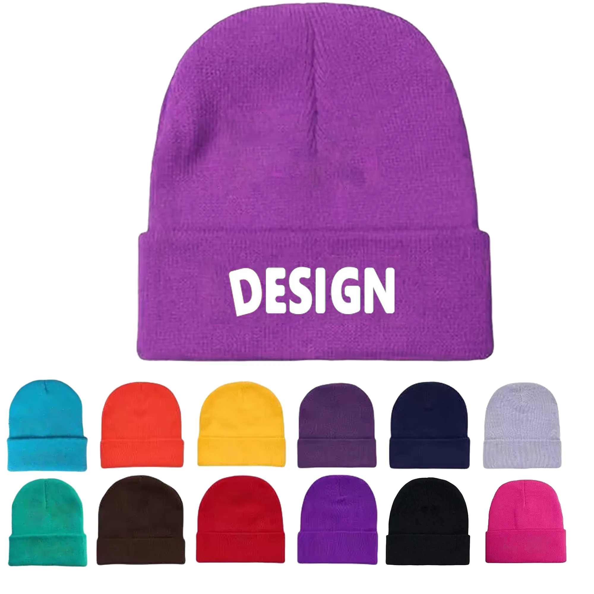 Cozy Knit Skull Cap Beanie 2