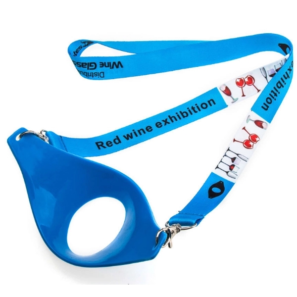 Personalized Lanyard Wine Glass Holder 4