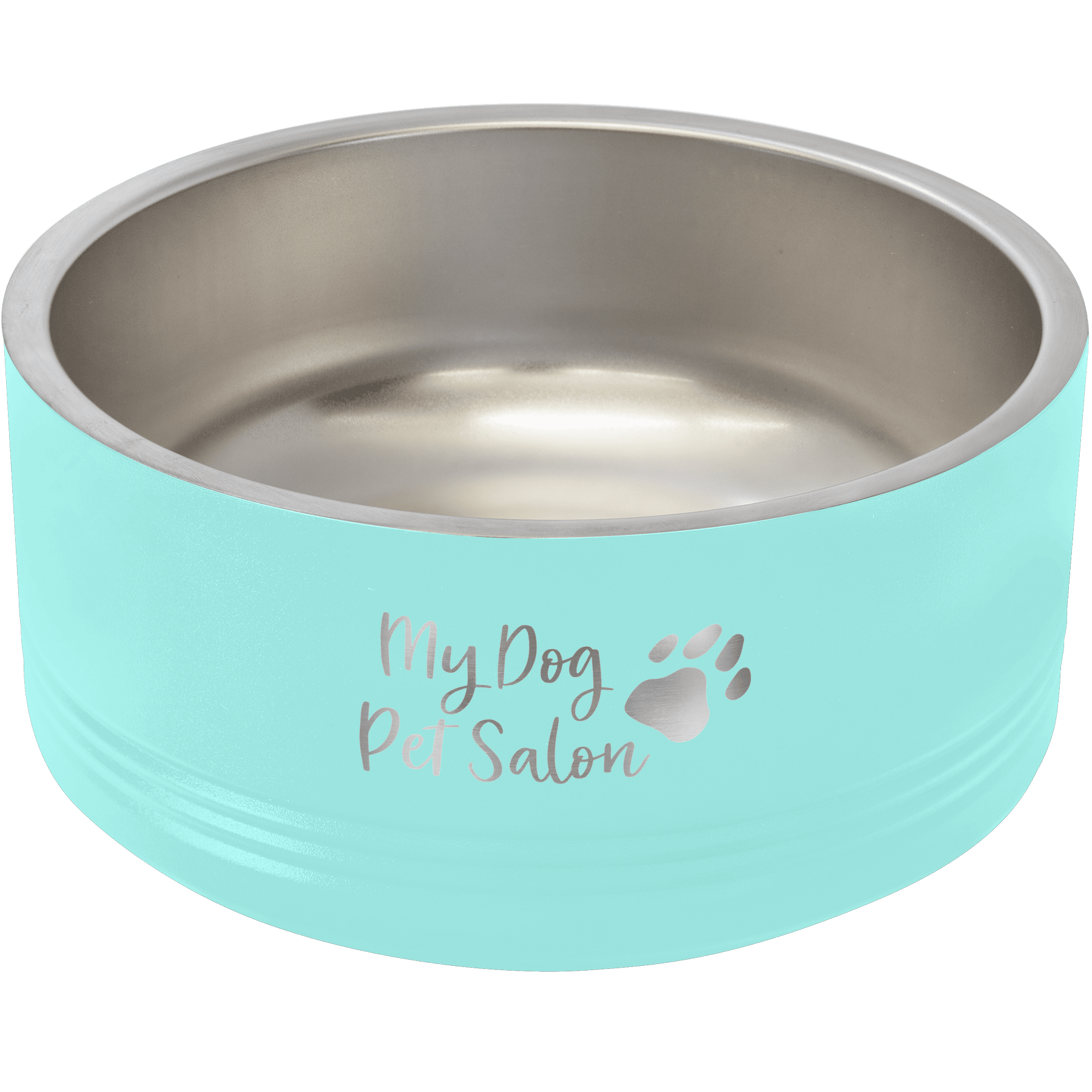 Polar Camel 32 oz. Medium Teal Pet Bowl 2