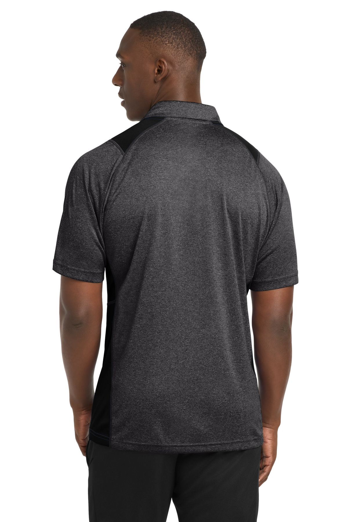 Sport-Tek Heather Colorblock Contender Polo. ST665 11