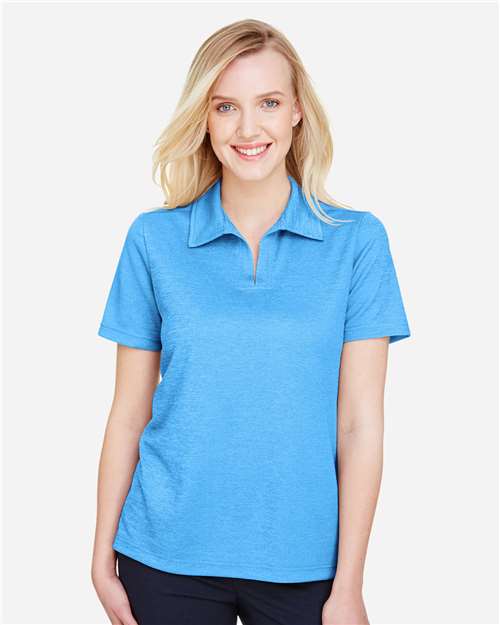 Women's CrownLux Performance® Address Melange Polo - DG22W 6