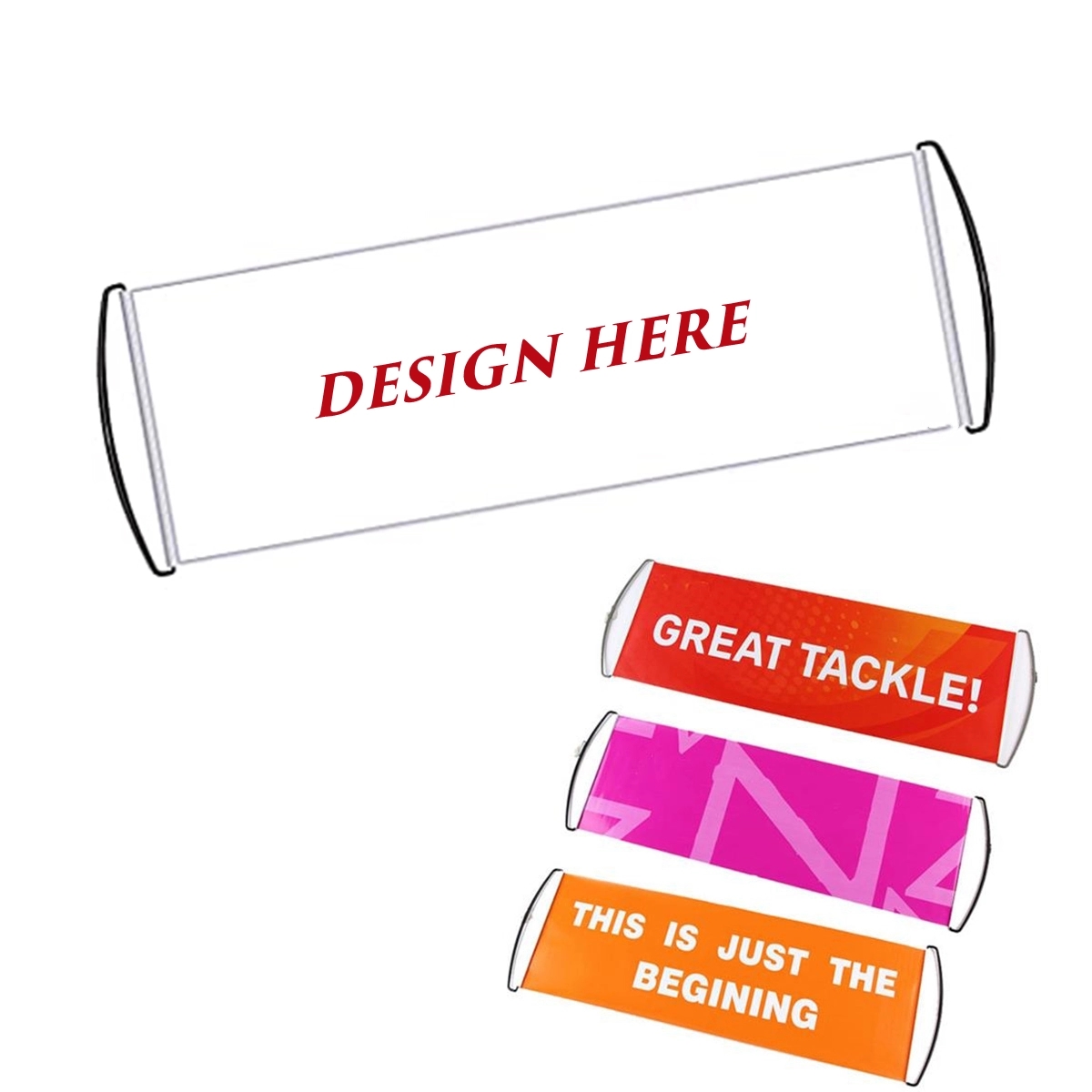 Retractable Hand-Held Scroll Banner