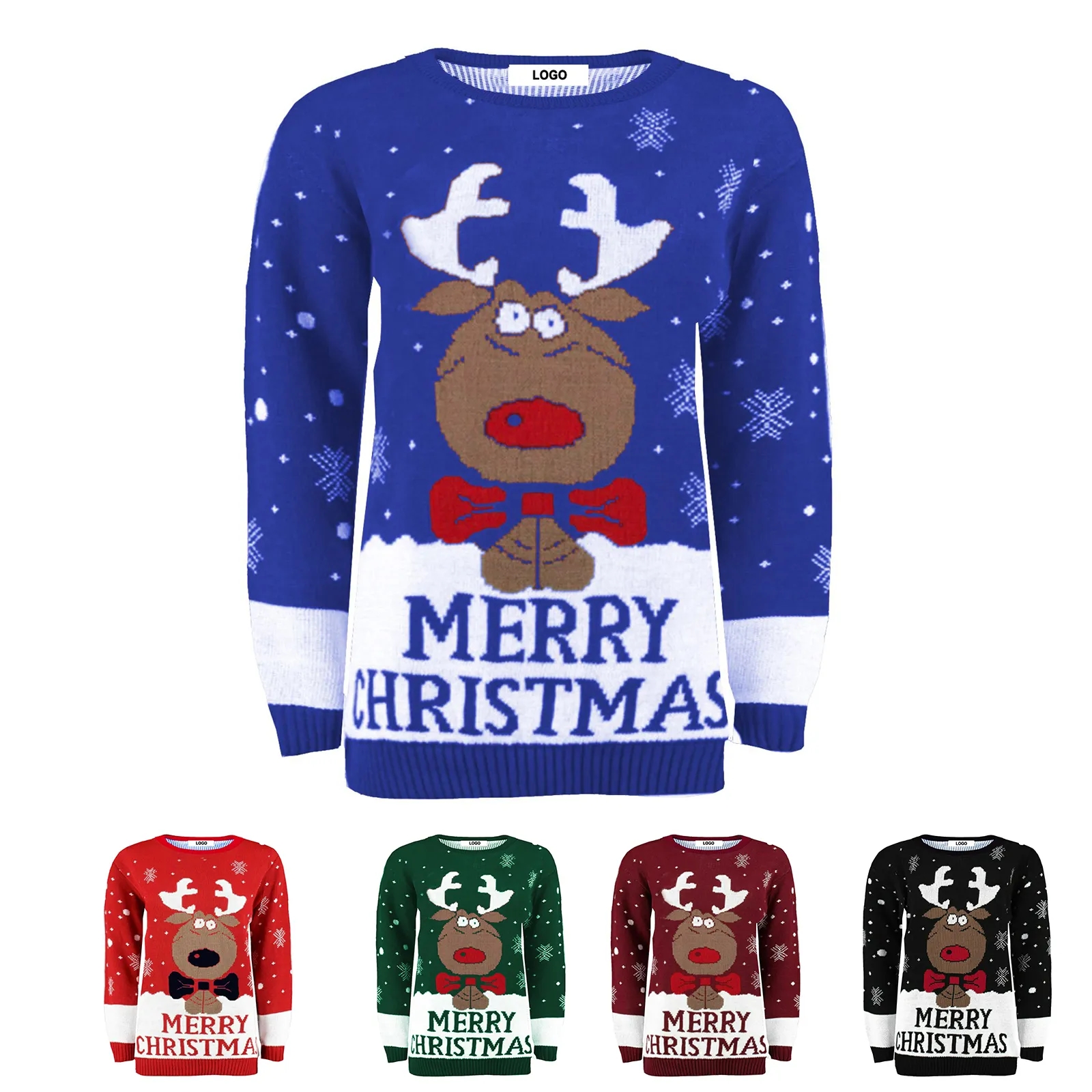 Kids Knitted Christmas Jumper Sweater 3