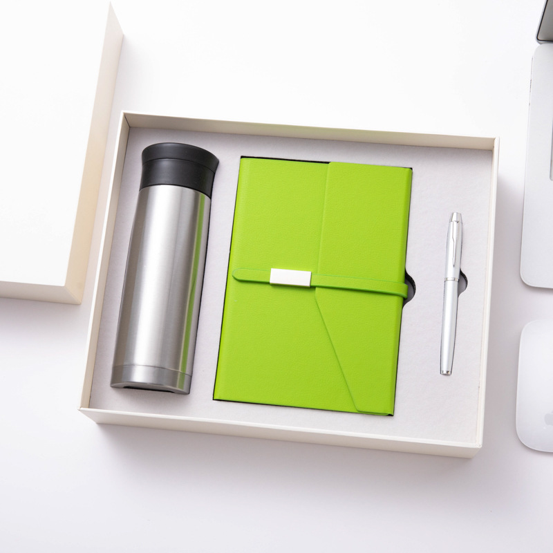 Thermos Cup Notebook Business Set / Ballpen 5