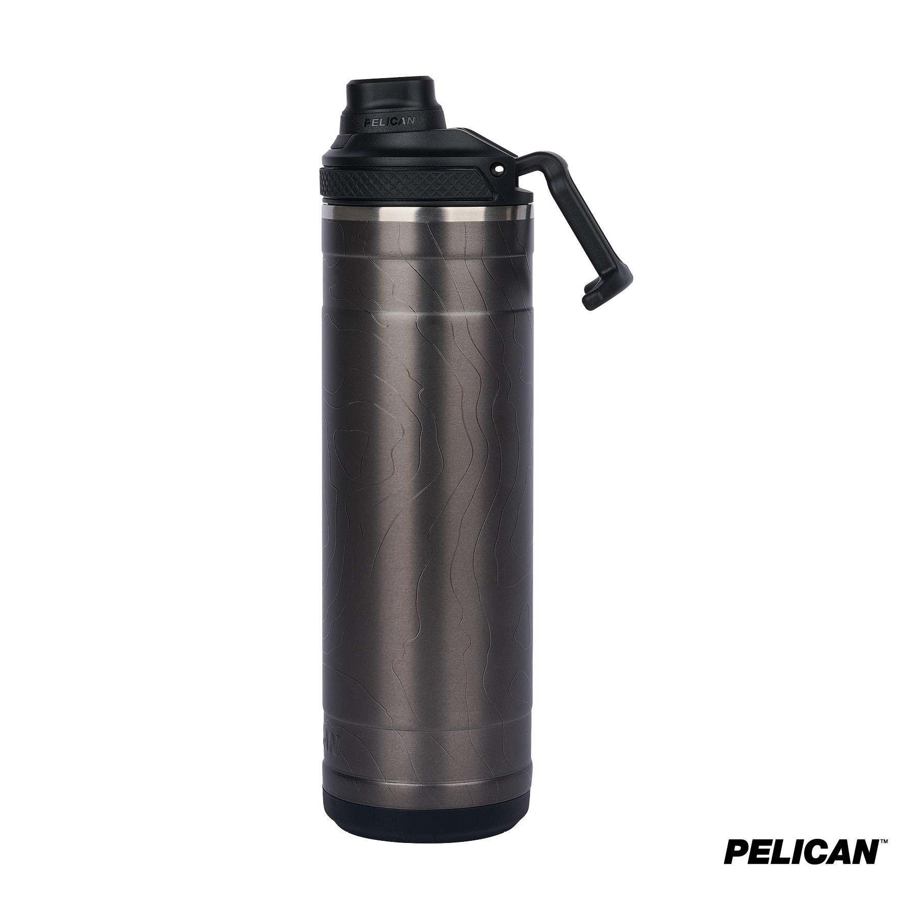 Pelican Pacific™ Chug 26 oz. Topographical Recycled Double Wall Stainless Steel Water Bottle 16