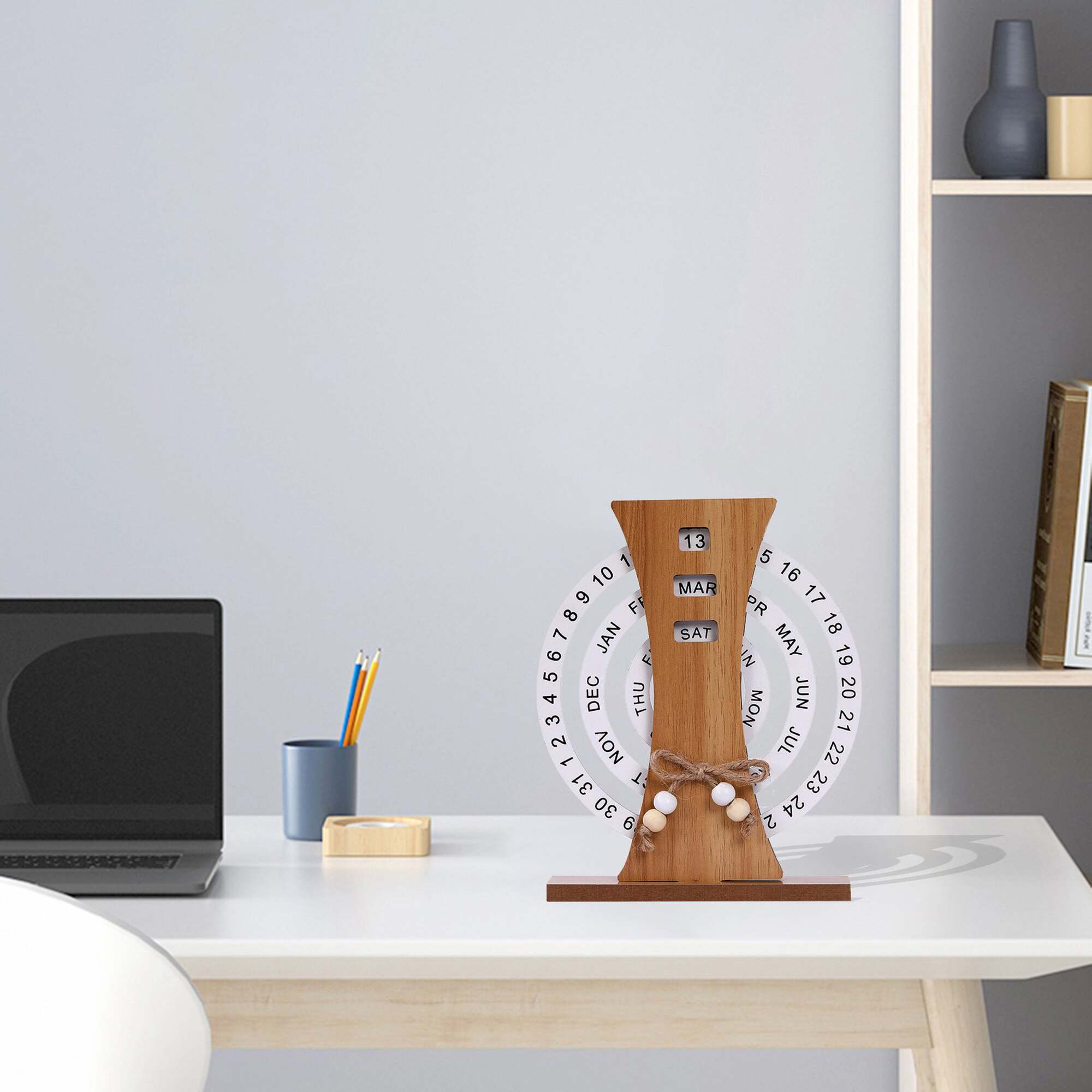 Wood Disc Calendar 8