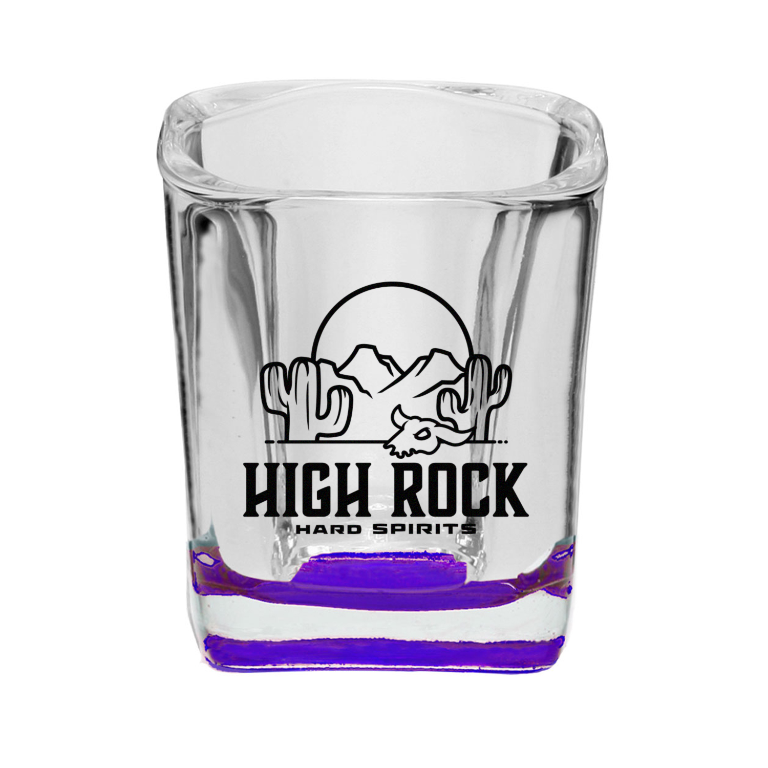 2 oz. Rounded Square Shot Glass (1 Color Imprint) 13