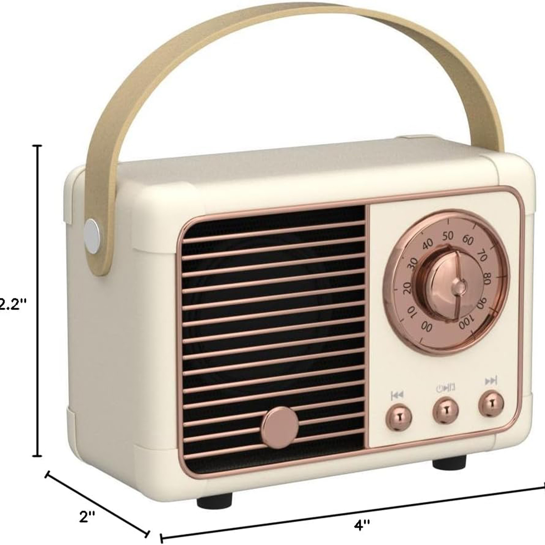 Retro Radio Bluetooth Speaker 5