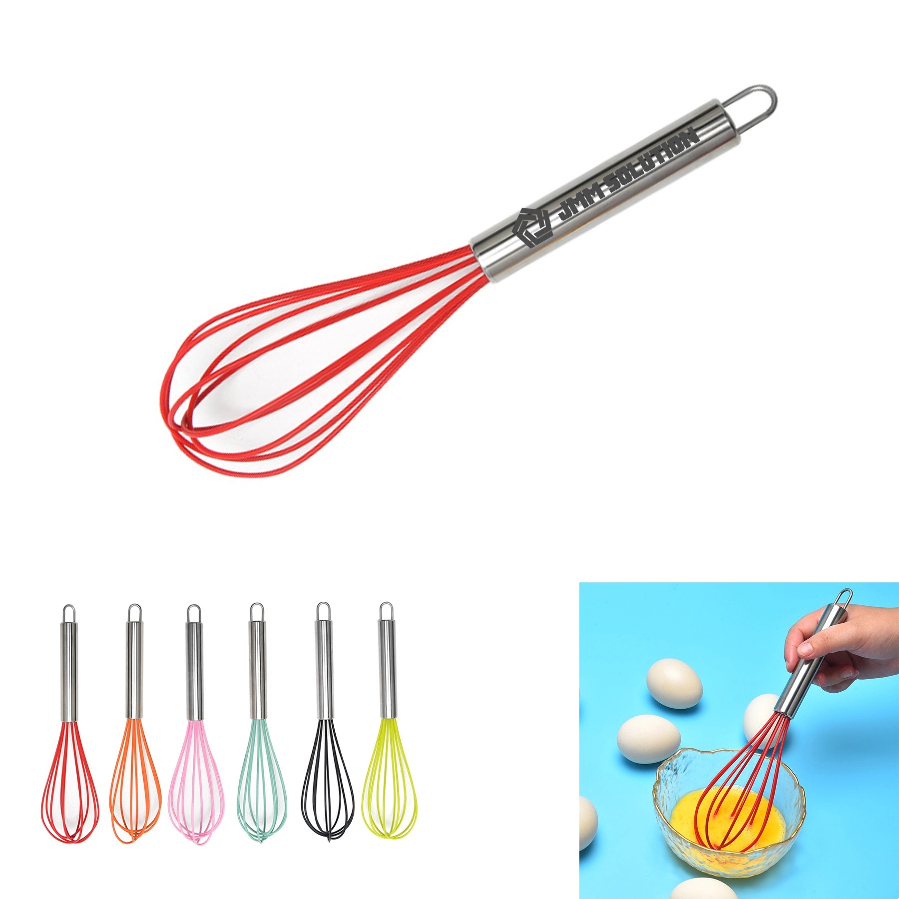 Kitchen Wisk Silicone Balloon Wire Whisk 3