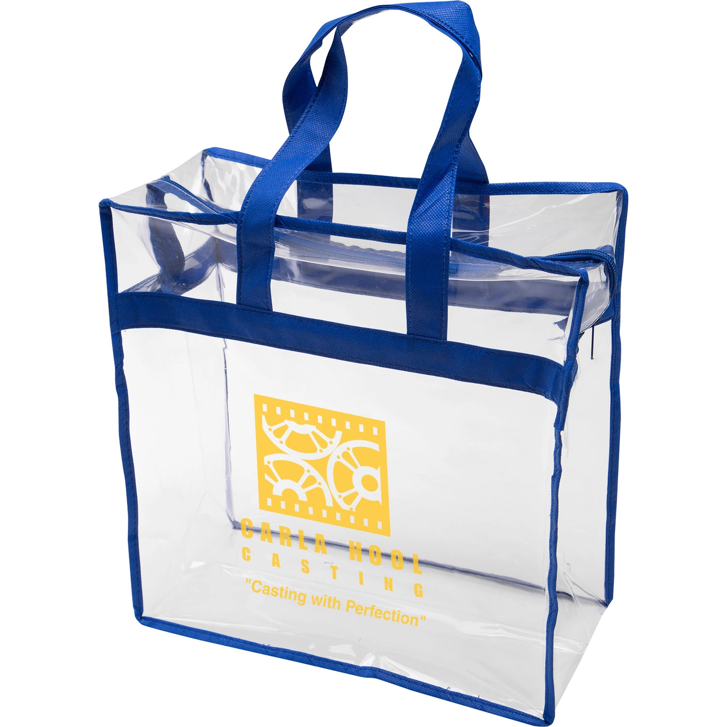Clear PVC Zipper Tote 2