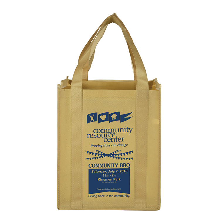 13"W x 15"H x 10"Gusset -"SUPER MEGA" Grocery Shopping Tote Bag 48