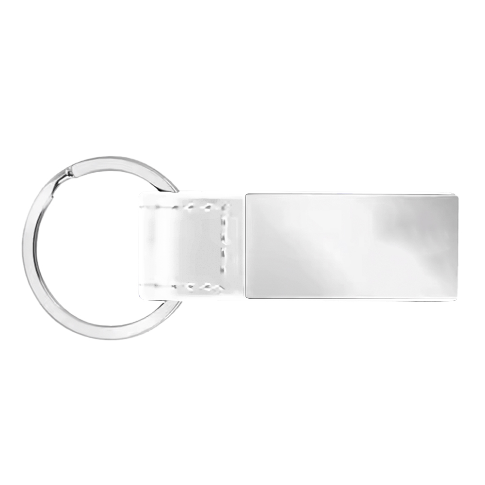 SleekPlate Leather & Metal Key Fob 13