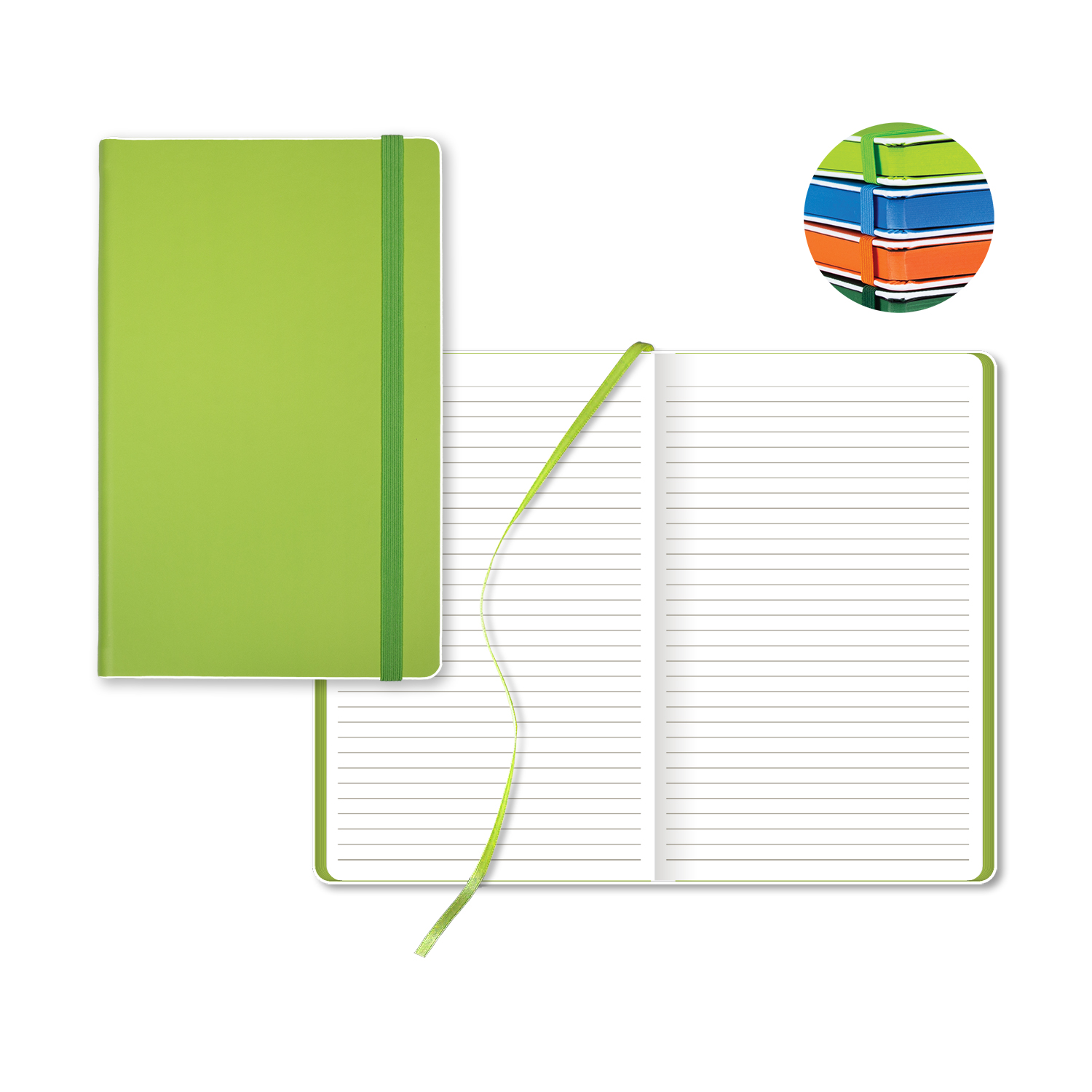 Castelli Color Laser Medio Lined White Page Journal 12