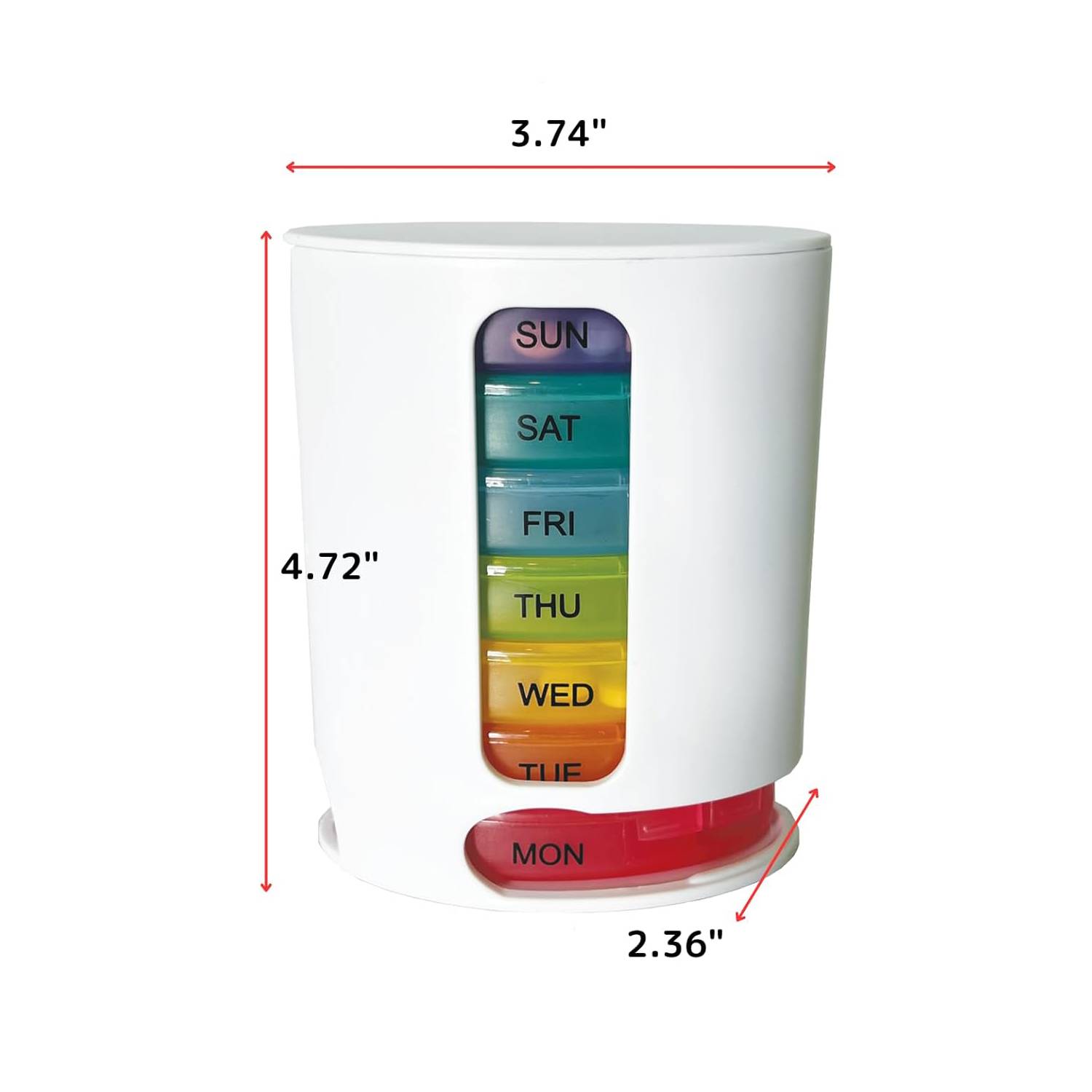 Stackable Weekly Pill Organizer 4