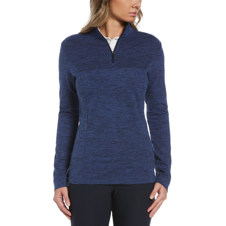 Perry Ellis Ladies 1/4-Zip Pullover 5