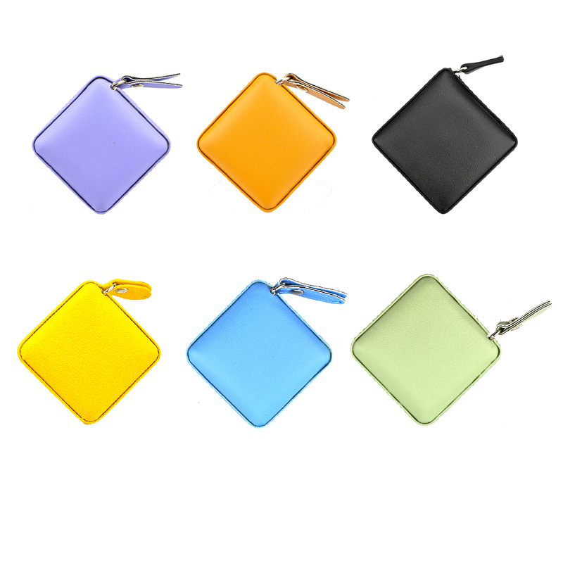 PU Leather Square Wrapped Tape Measure 1