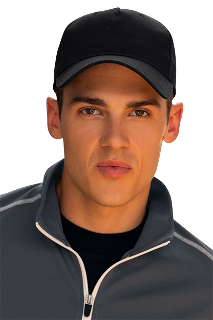 Clutch 5-Panel Constructed Solid Twill Cap