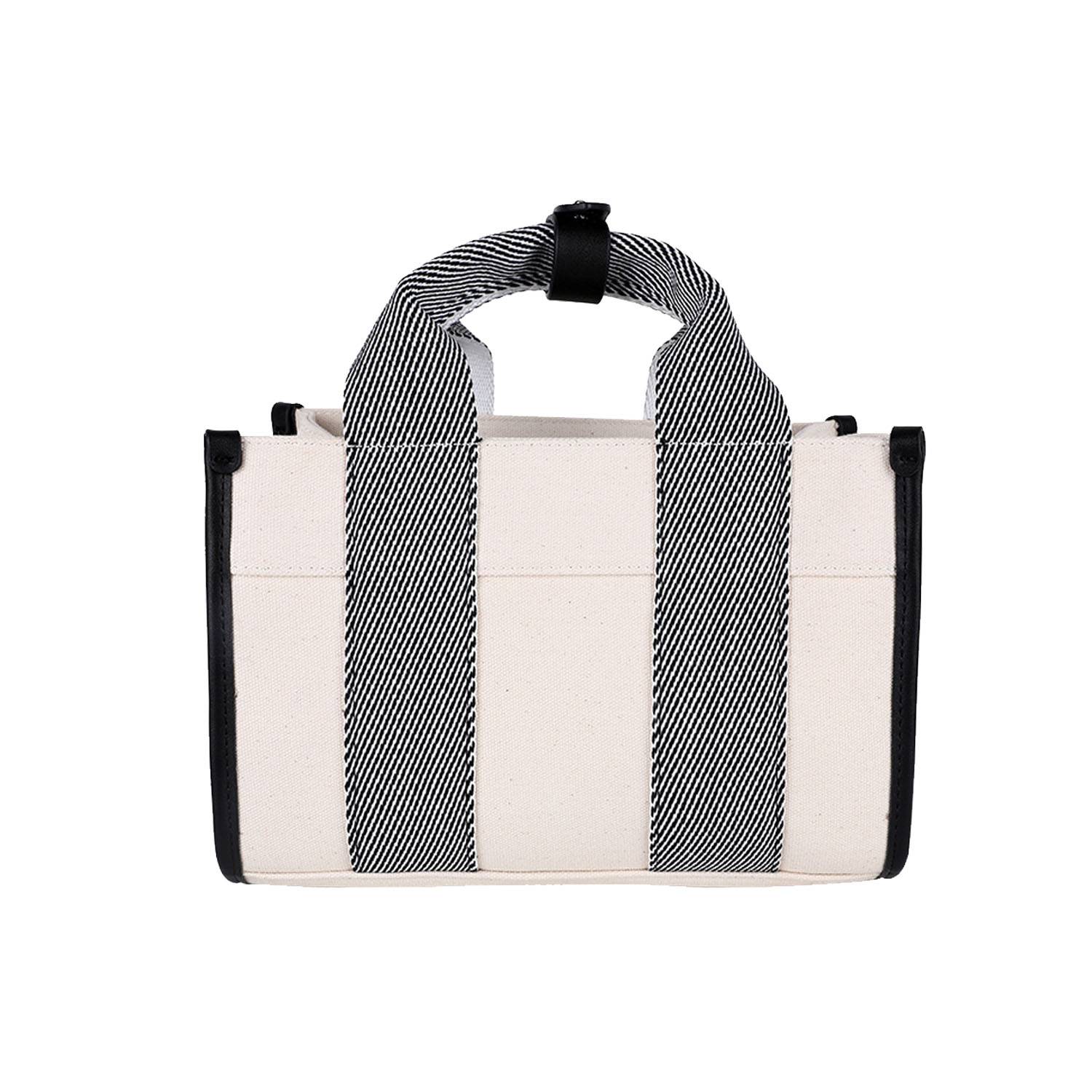 Spacious Waterproof Canvas Tote Bag w/ Detachable Straps 2
