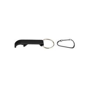 Handy Aluminum Bottle Opener With Carabiner And Key Ring 19