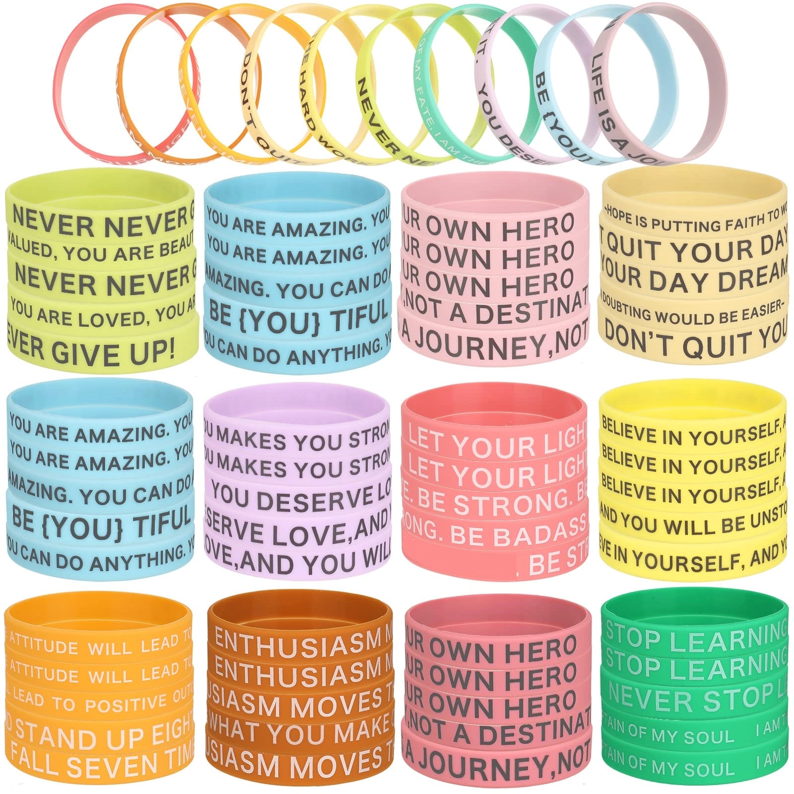 Debossed silicone bracelet 1