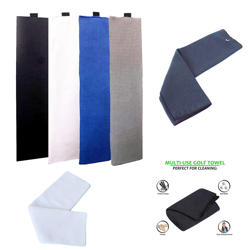 Waffle Microfiber Golf Towel 1